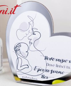 23653 Profumatore Cuore con Famiglia e Aneddoto Claraluna