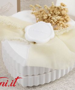 Scatolina in Gesso con Chiffon Avorio – 25241 Claraluna