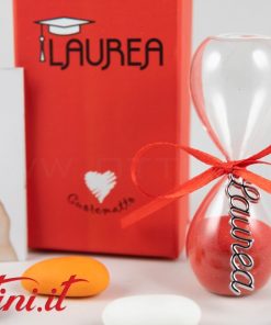 Clessidra Rossa Laurea – Pick e Partecip. omaggio
