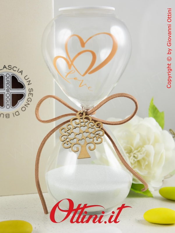 Amore – Clessidra H16,5 cm – Pick e Partecip. OMAGGIO - Image 2