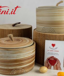 Candela Etnica Grande Astuccio Bambù – Cuorematto D6866
