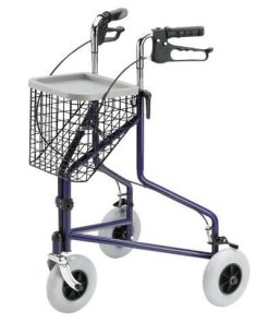 Deambulatore pieghevole a 3 ruote thuasne rollator trio