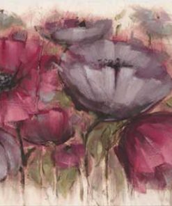 Quadro Modello Campo Di Fiori Viola E Rosa