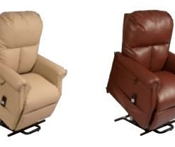 Poltrona in ecopelle elevabile a un motore Termigea po1