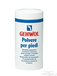 Polvere per piedi asciutti e morbidi deodorante ed assorbente gehwol
