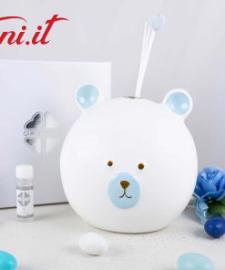 Orsetto Celeste Grande Diffusore Led Quadrifoglio