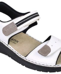 Scarpa donna aperta tacco 2,5 cm chisura in velcro Berkemann Leni