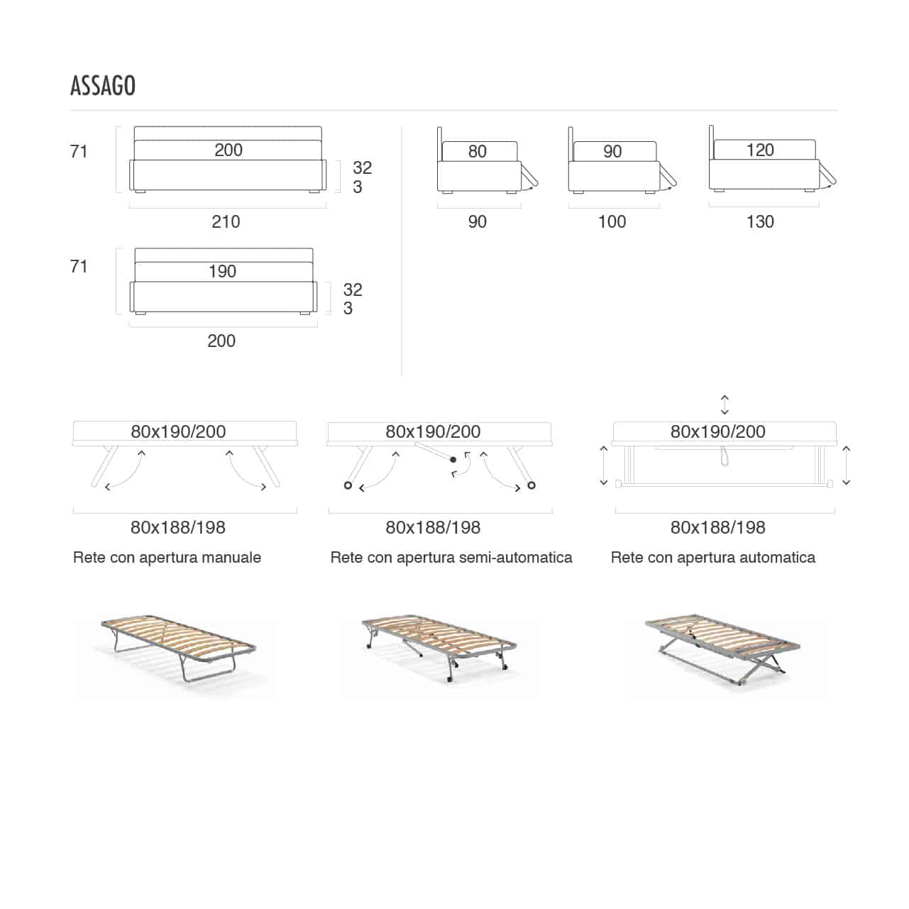 Letto Singolo con Secondo Letto Assago - Image 5