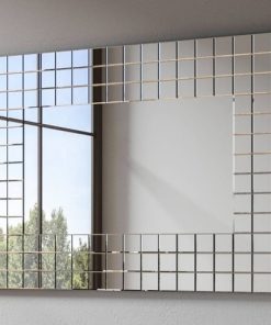 Specchio da parete Kaido con cornice mosaico