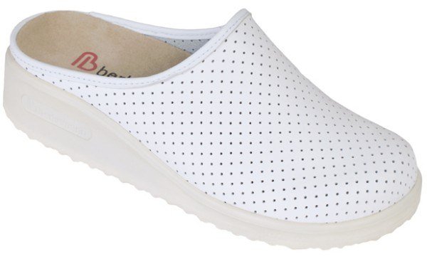 Zoccolo da lavoro uomo donna in pelle di vitello forata Tec Pro Thordu Berkemann - Image 2