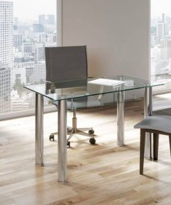 Tavolo scrivania in vetro temperato Pistoia